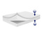Skum madrass 70x160 Baby Care 4kids